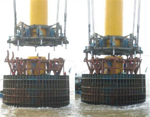 海上風電高耐腐灌注漿體平臺應用